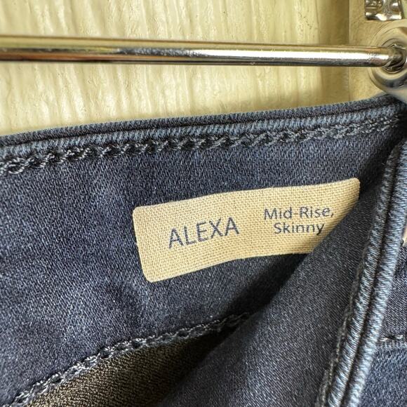 Mavi Jeans Co. Alexa Mid Rise Skinny Jeans Dark Wash Size 27 / 28 Casual Career - Picture 5 of 15